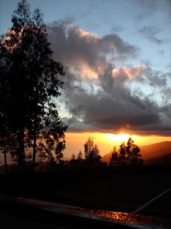Sunset drive, Madeira
